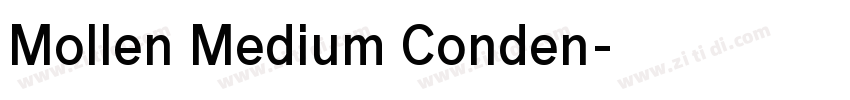 Mollen Medium Conden字体转换 Mollen Medium Conden字体转换